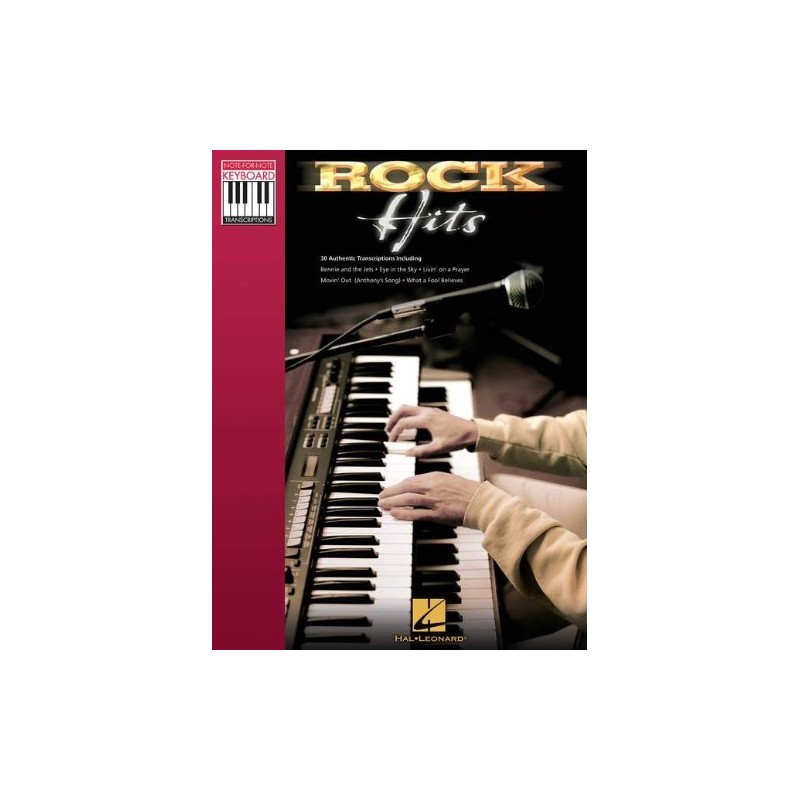Rock Hits - Note-for-Note Keyboard Transcriptions