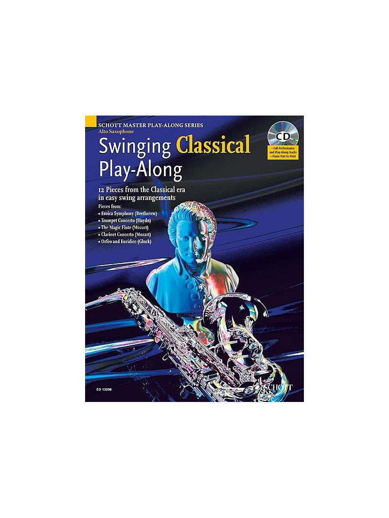 Swinging Classical Play-Along - Alto Sax (book/CD)