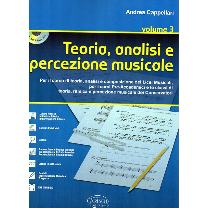 Teoria, analisi e percezione musicale 3 (libro/CD MP3)