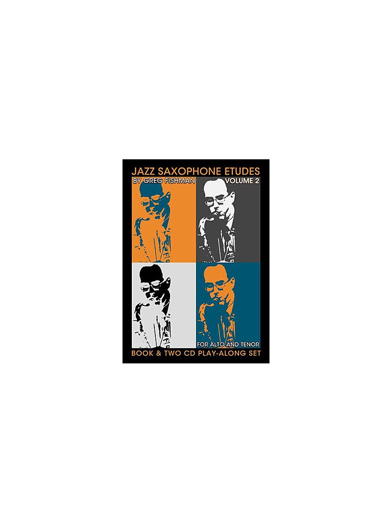 Jazz Saxophone Etudes Volume 2 (book/2 CD)