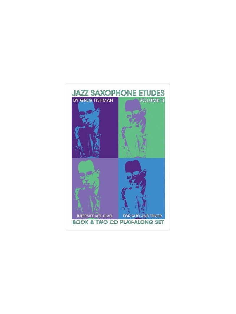 Jazz Saxophone Etudes Volume 3 (book/2 CD)