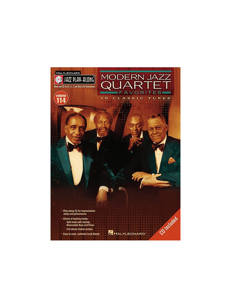 Jazz Play-Along vol.114: Modern Jazz Quartet (book/CD)