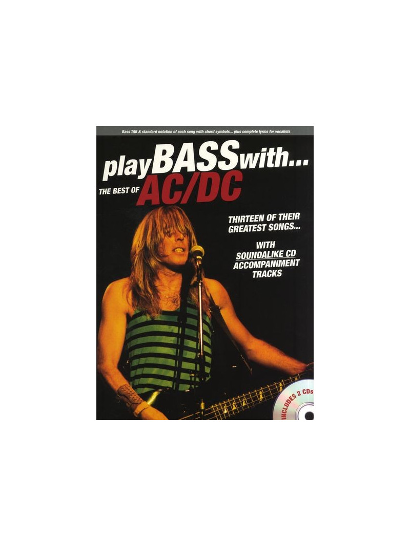 Play Bass With AC/DC (book/2 CD)