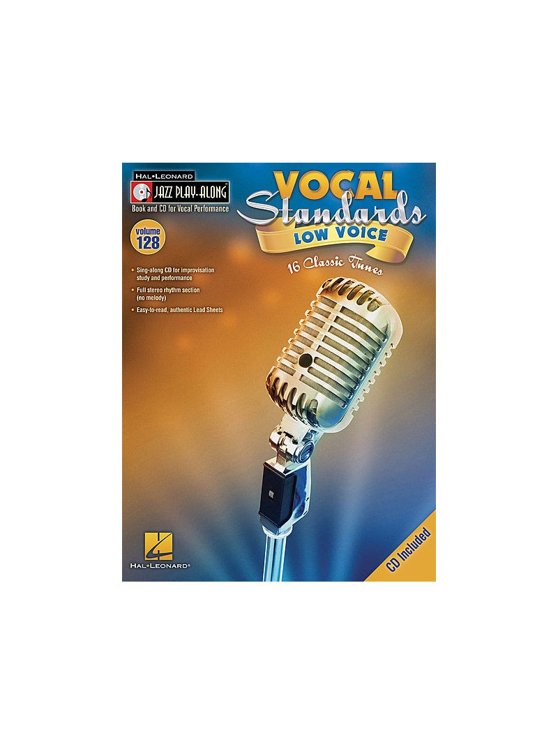 Jazz Play-Along Vol. 128: Vocal Standards - Low Voice (Book/CD)