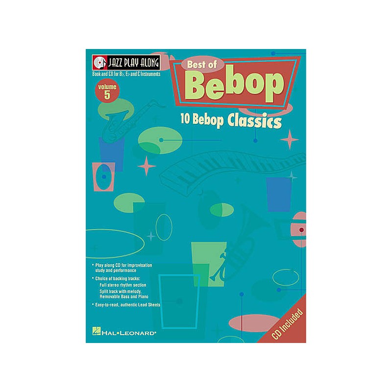 Jazz Play-Along vol.5: Best of Bebop (book/CD)