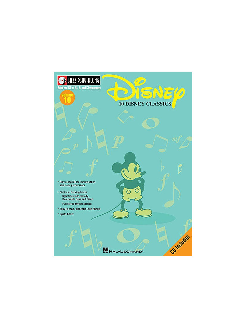 Jazz Play-Along vol.10: Disney classics (book/CD)