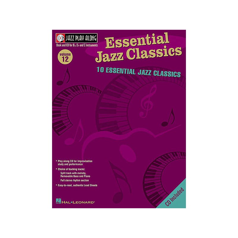 Jazz Play-Along vol.12: Essential Jazz Classics (book/CD)