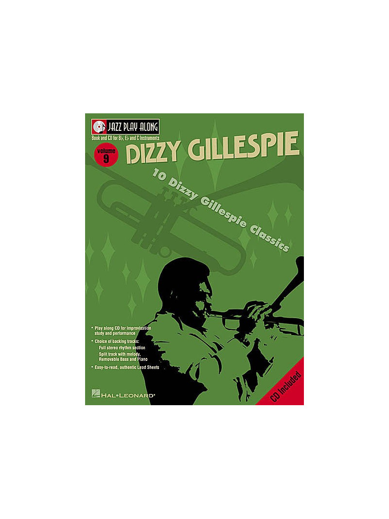 Jazz Play-Along volume 9: Dizzy Gillespie (book/CD)