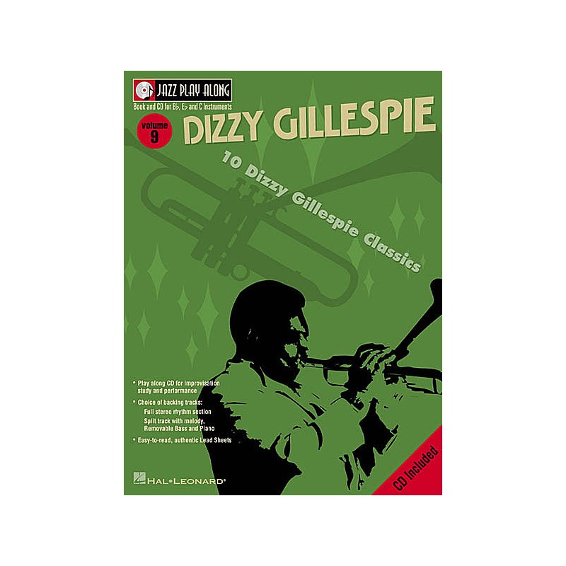 Jazz Play-Along volume 9: Dizzy Gillespie (book/CD)
