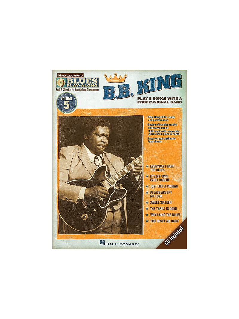 Blues Play-Along Volume 5: B.B. King (book/CD)