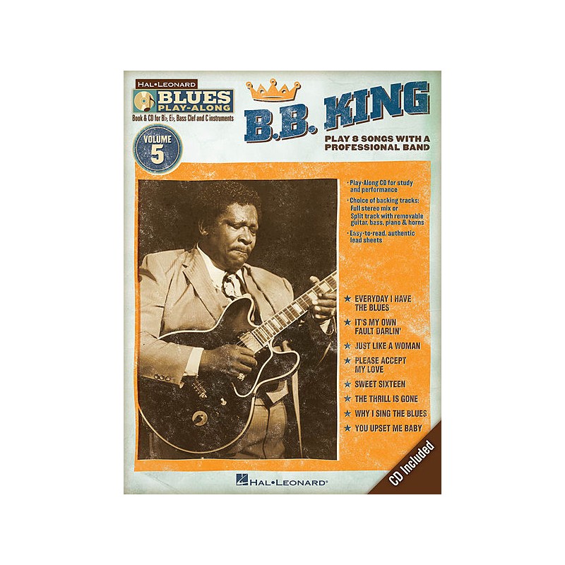 Blues Play-Along Volume 5: B.B. King (book/CD)