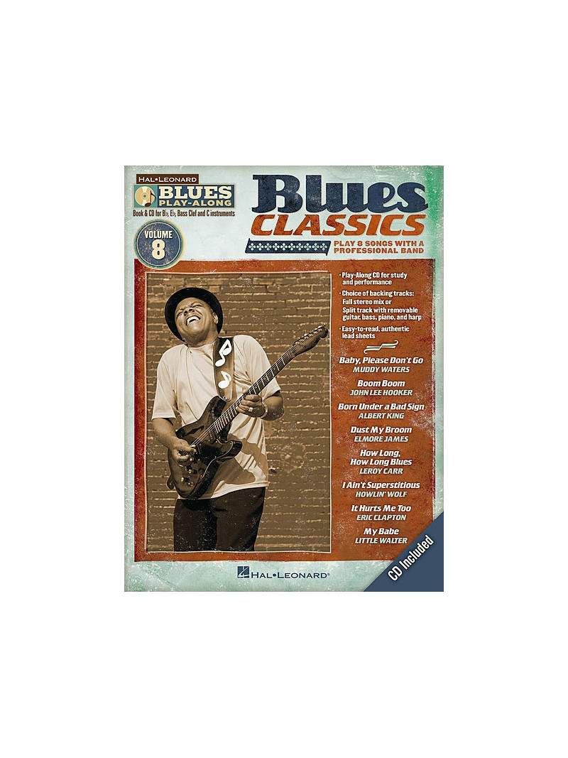 Blues Play-Along Volume 8: Blues Classics (book/CD)