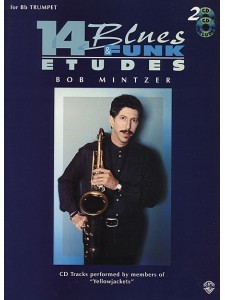 14 Blues & Funk Etudes for Trumpet (book/ 2 CD play-along) 