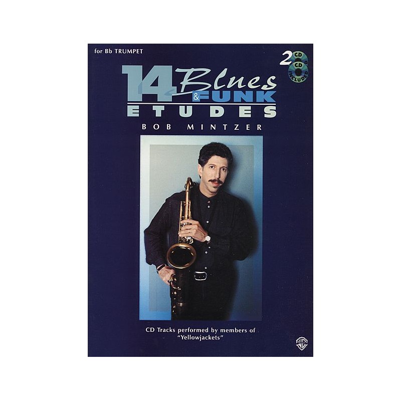 14 Blues & Funk Etudes - Trumpet (book/ 2 CD play-along)