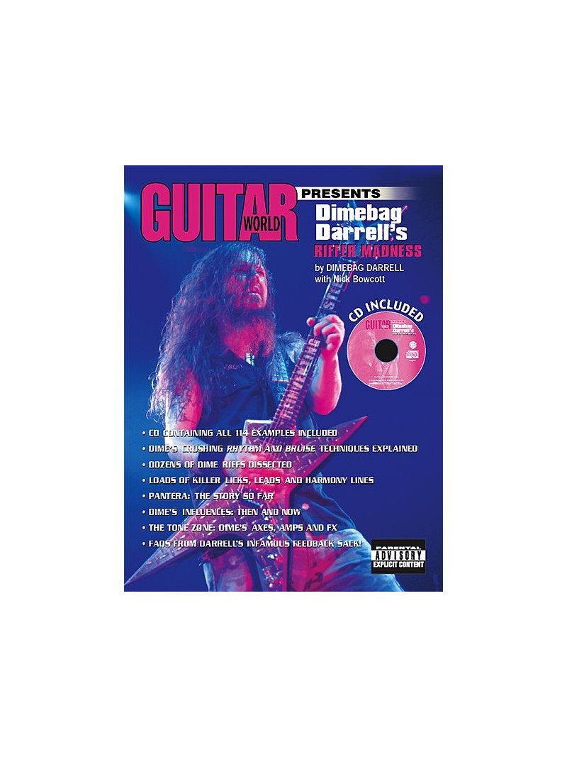 Guitar World Presents: Dimebag Darrell's Riffer Madness (book/CD)