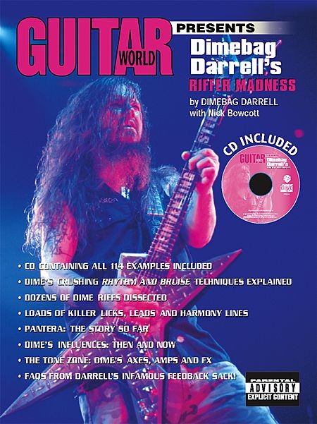 Guitar World Presents: Dimebag Darrell's Riffer Madness (book & Online Audio)