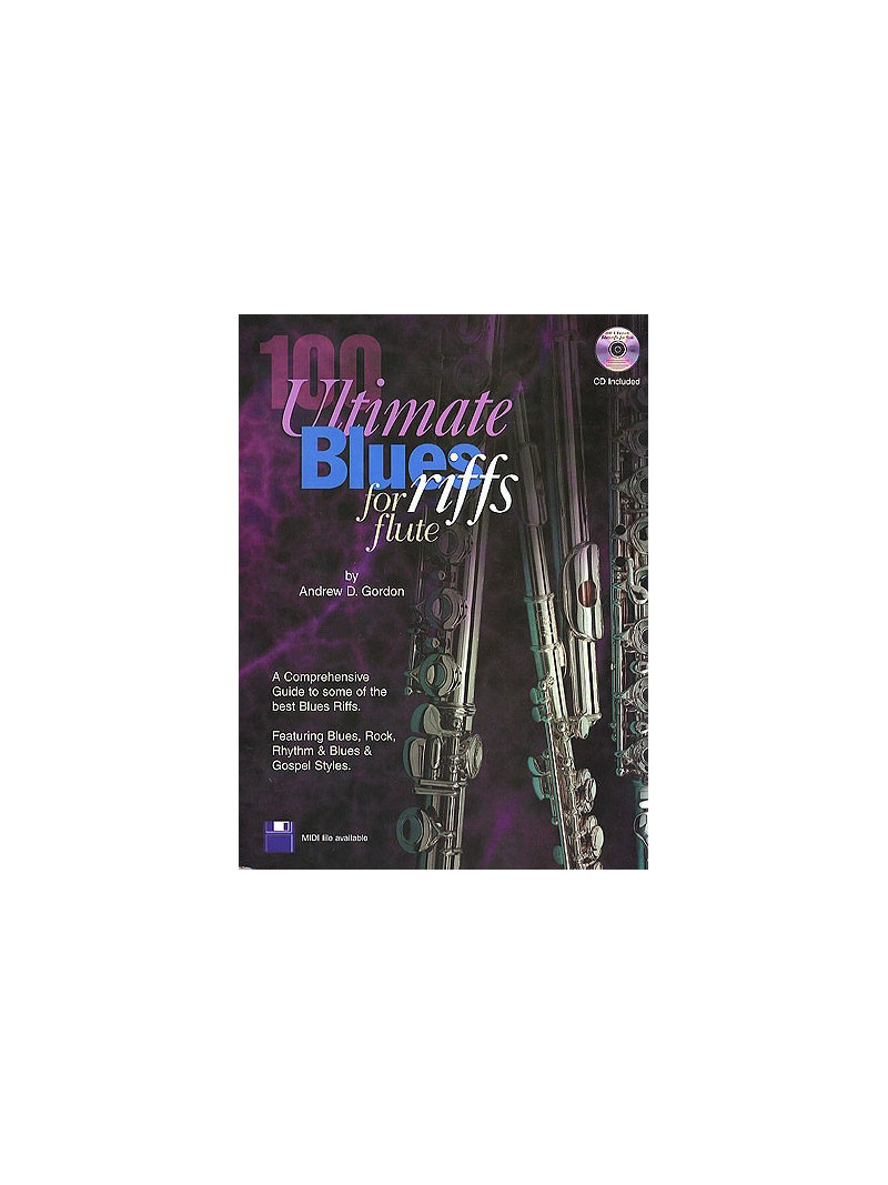 100 Ultimate Blues Riffs For Flute (book/CD)