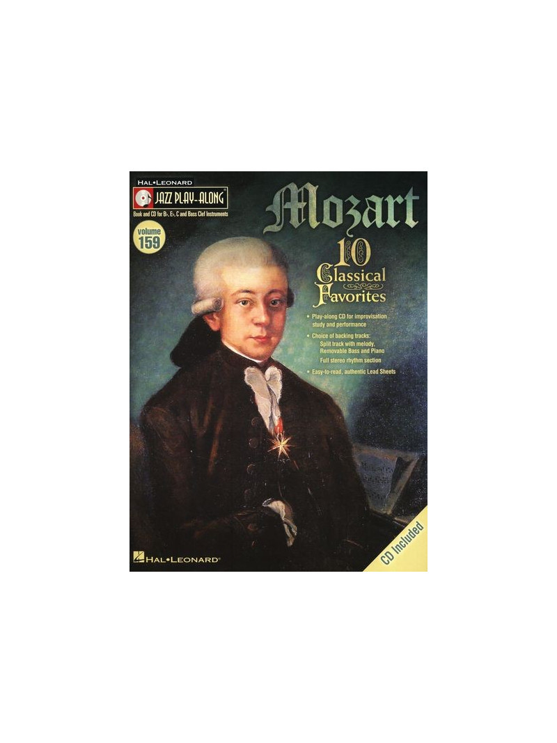 Jazz Play-Along Volume 159: Mozart (book/CD)