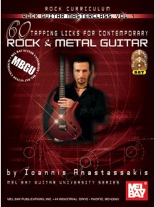 60 Tapping Licks for Contemporary Rock & Metal Guitar (book/CD/DVD)