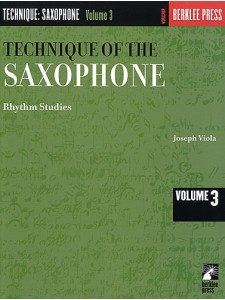 Technique Of The Saxophone volume 3: Rhythm Studies