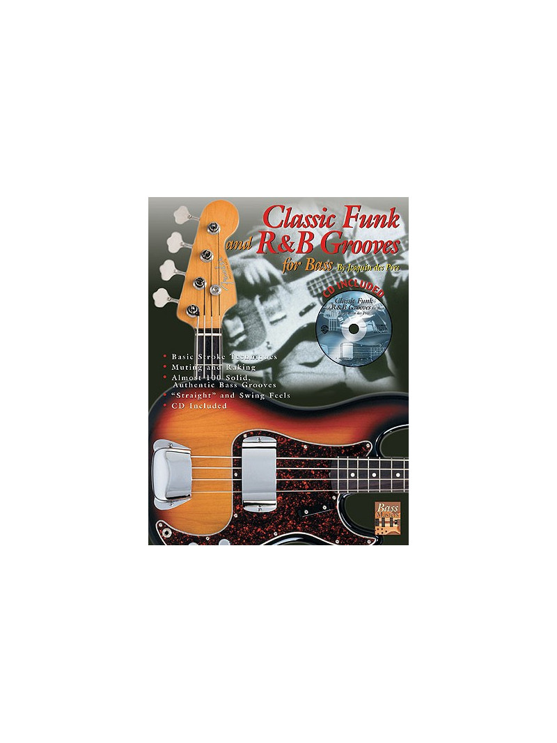 Classic Funk and R&B Grooves For Bass (book/CD)