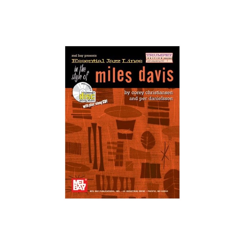 Essential Jazz Lines in the Style of Miles Davis (book/CD)