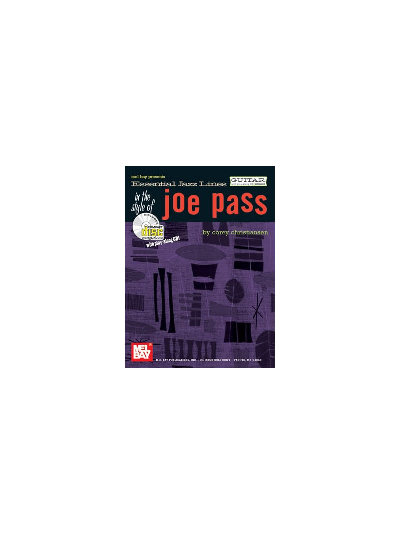 Essential Jazz Lines in the Style of Joe Pass for Guitar (book/CD play-along)