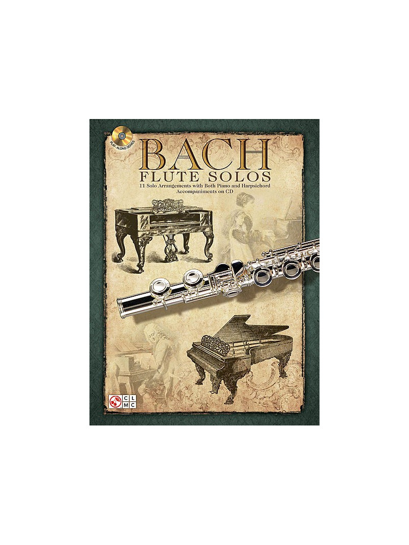  Bach Flute Solos  (book/CD)