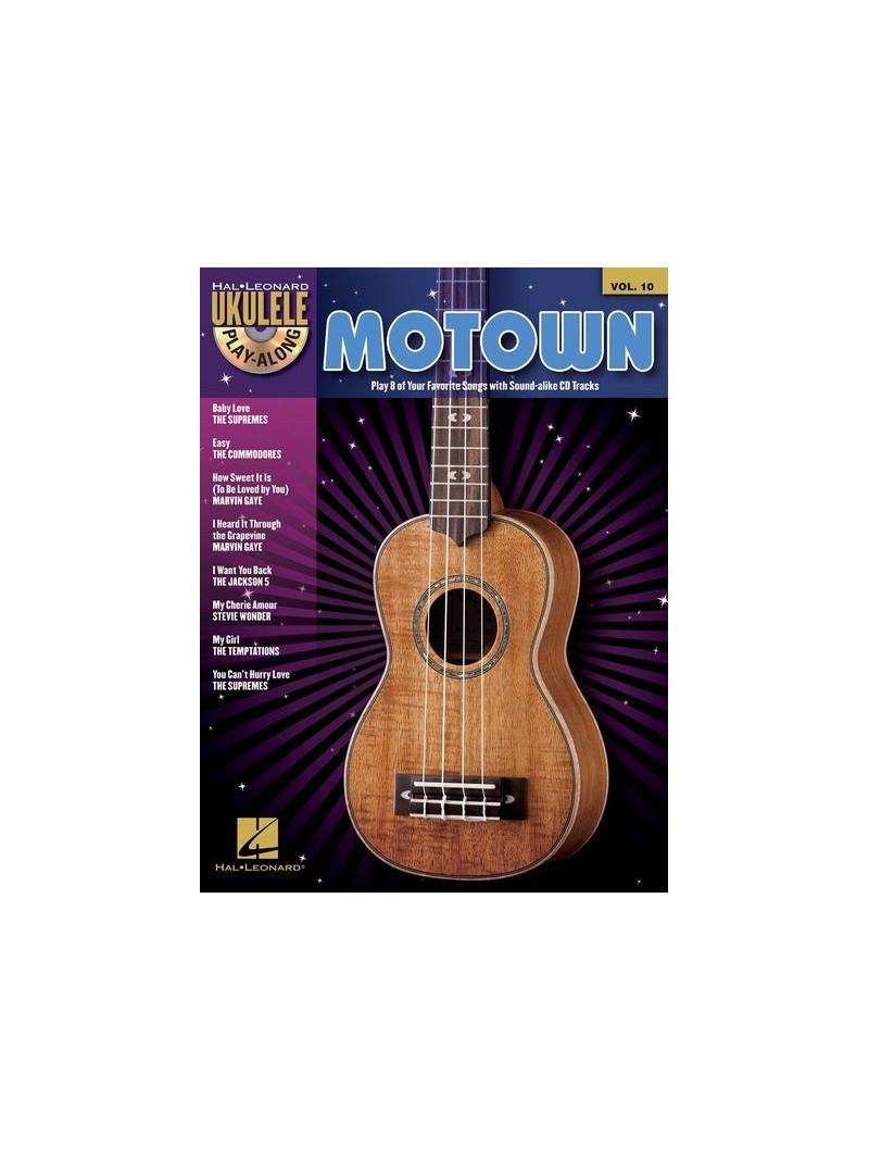 Motown: Ukulele Play-Along Volume 10 (book/CD)