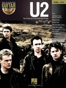 U2: Guitar Play-Along Volume 121 (book/CD)