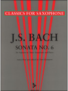 Kynaston Bach Sonata No. 6 Tenor Saxophone,