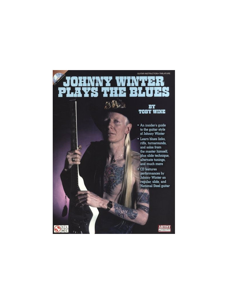 Johnny Winter Plays The Blues (book/CD)