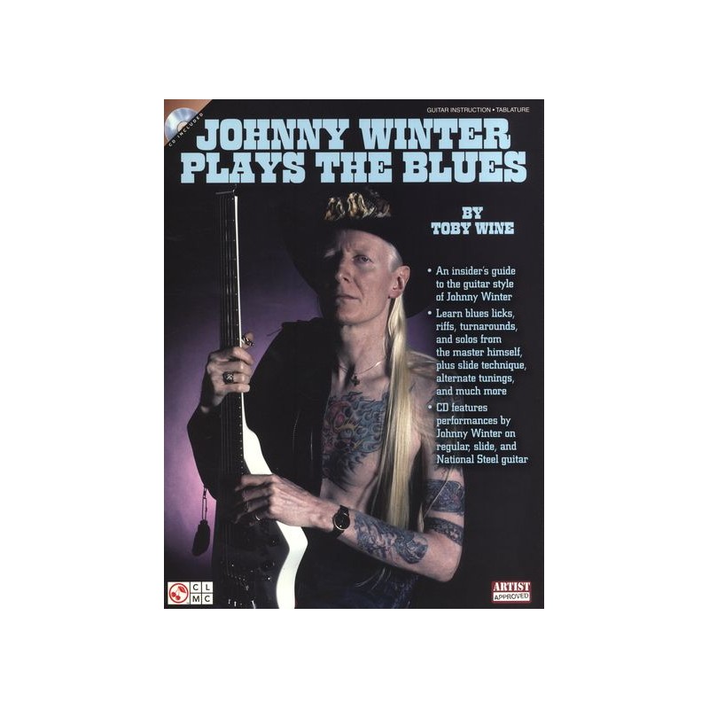 Johnny Winter Plays The Blues (book/CD)