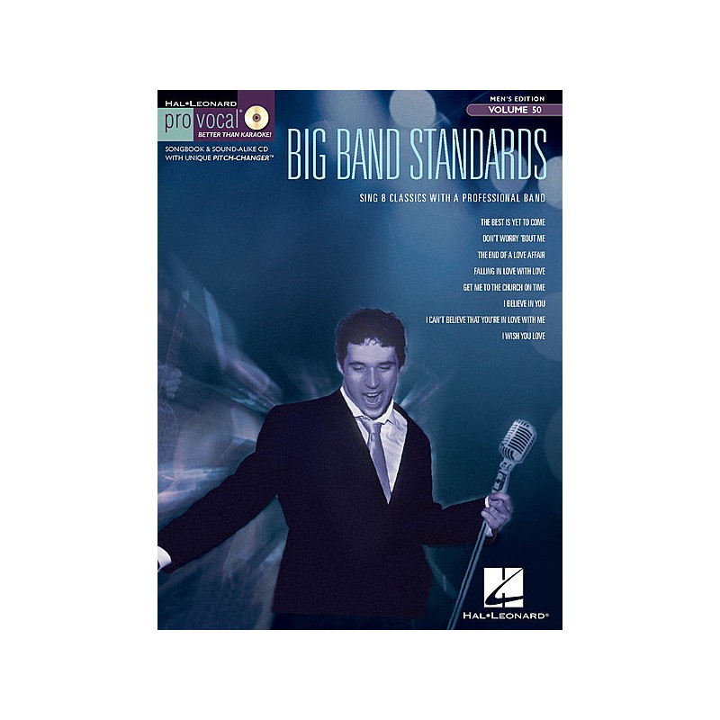 Pro Vocal: Big Band standards Volume 50 (book/CD sing-along)