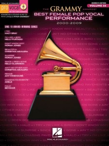 The Grammy Awards Best Female Pop Vocal Performance 2000-2009 (book/CD)