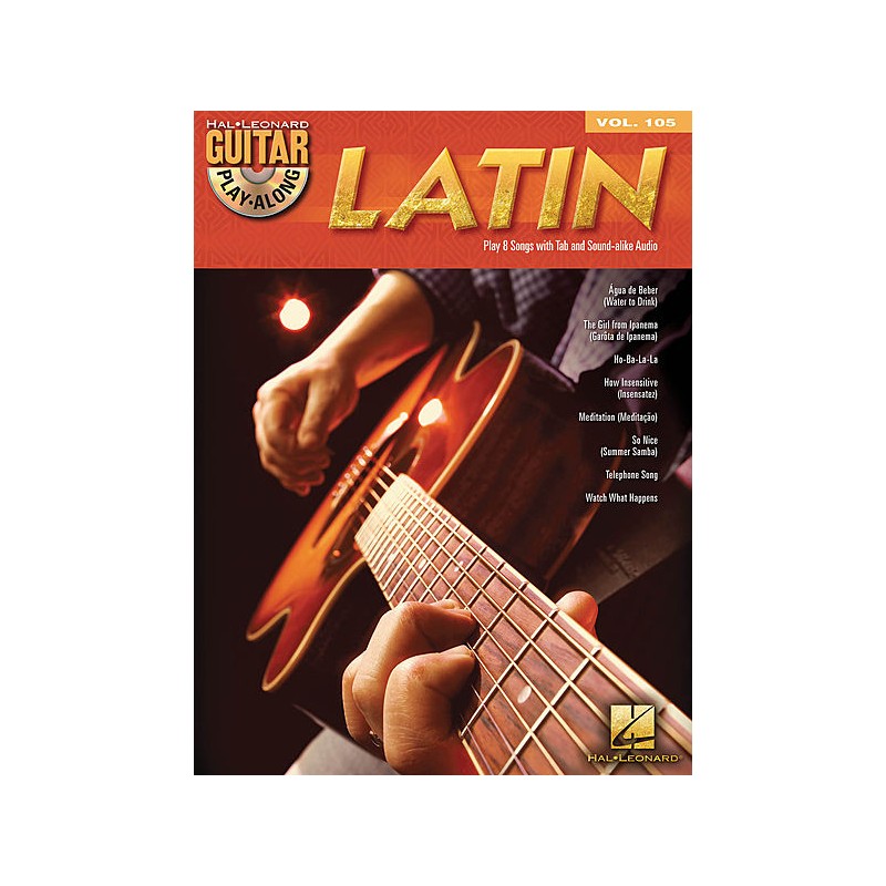 Latin: Guitar Play-Along Volume 105 (book/CD)