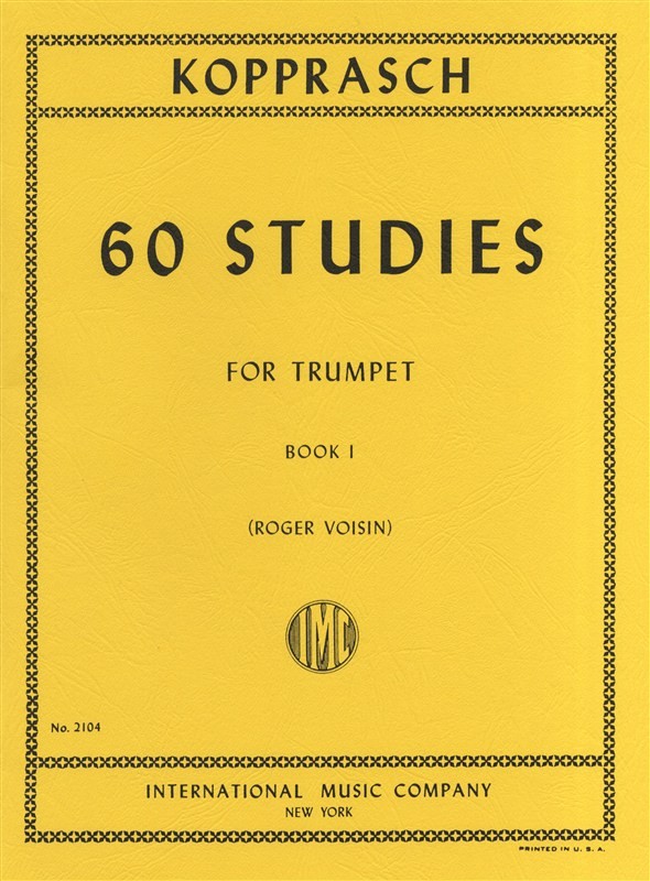 Kopprasch - 60 Studies For Trumpet - Book 1