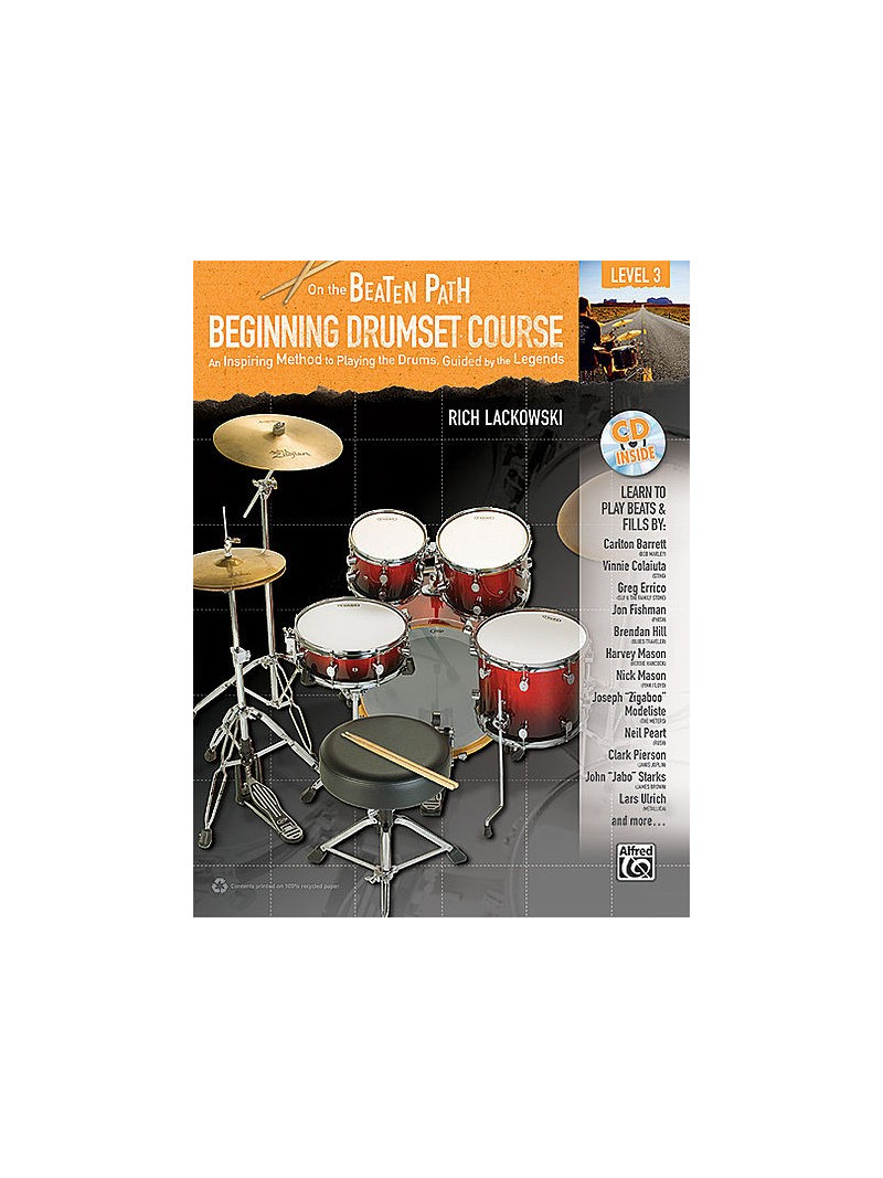 On the Beaten Path: Beginning Drumset Course Level 3 (book/CD)