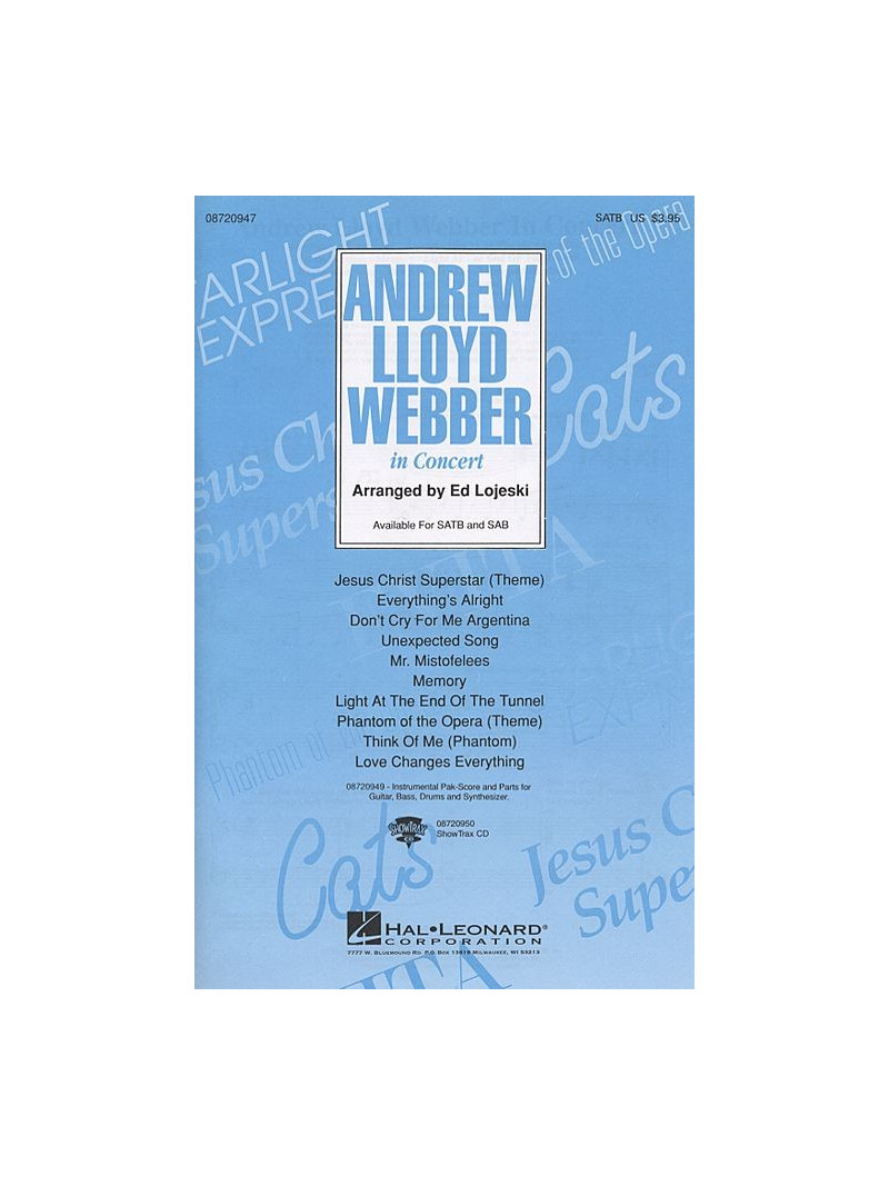 Andrew Lloyd Webber - In Concert SAB 