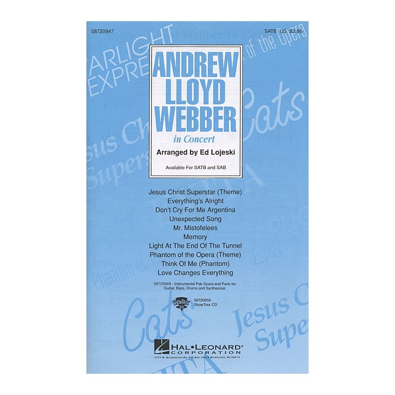 Andrew Lloyd Webber - In Concert SAB 
