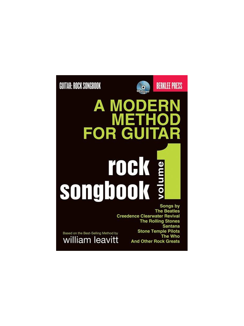 A Modern Method for Guitar Rock Songbook (book/CD)