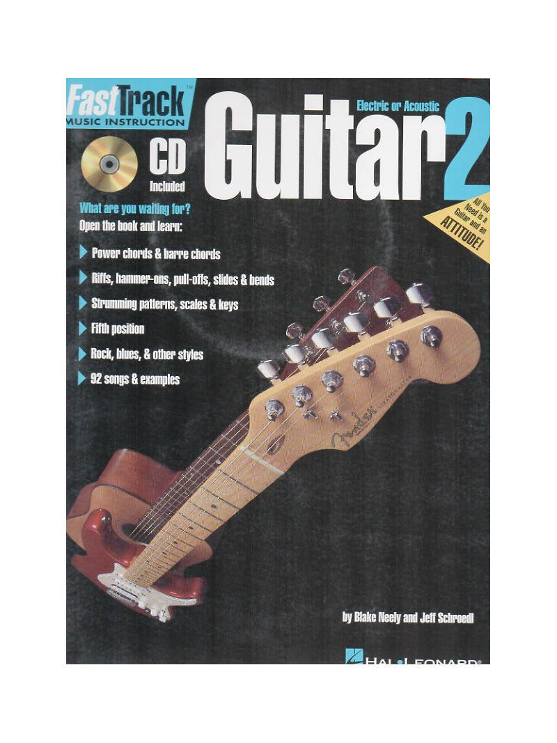 Fast Track: Guitar 2 Electric or Acoustic (book/CD)