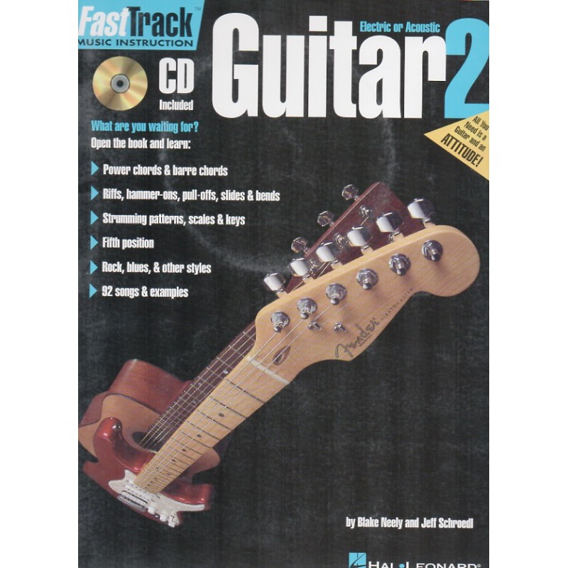 Fast Track: Guitar 2 Electric or Acoustic (book/CD)
