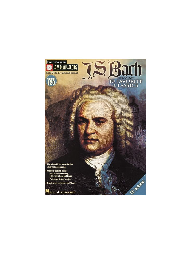 Jazz Play-along vol. 120:  J. S. Bach (book/CD)
