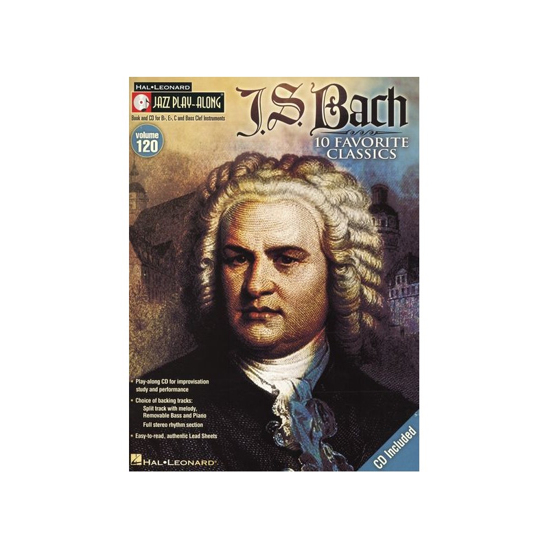 Jazz Play-along vol. 120:  J. S. Bach (book/CD)