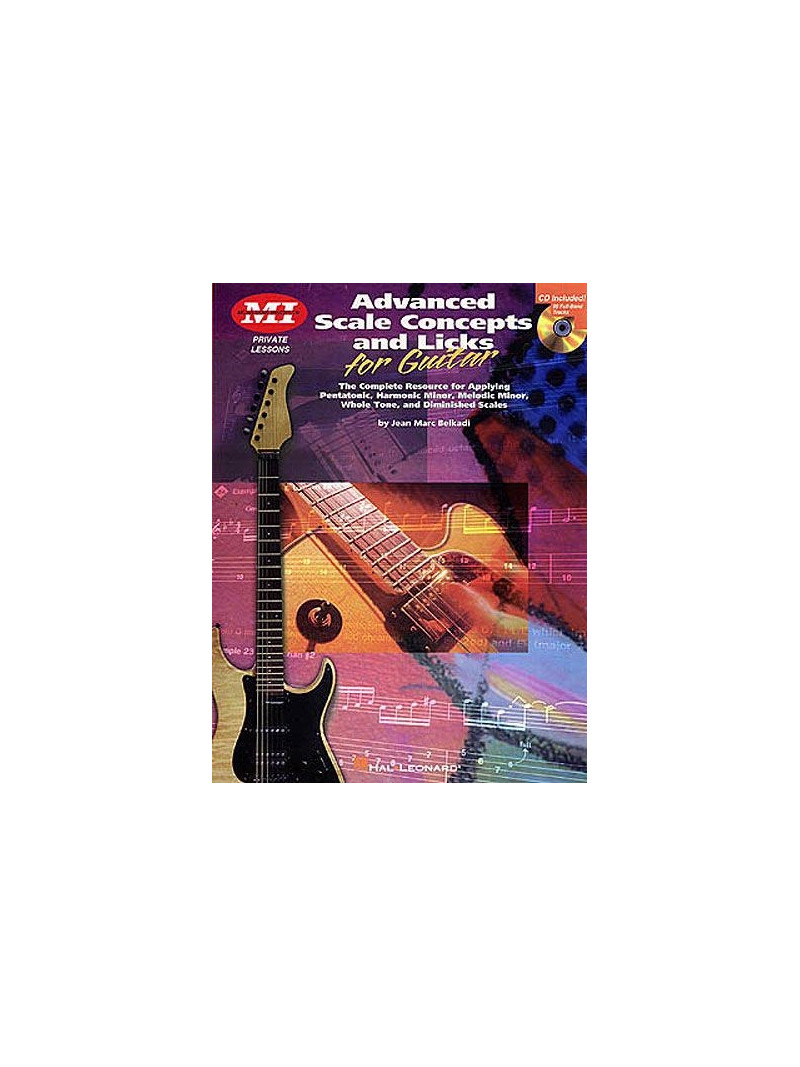 Advanced Scale Concepts and Licks for Guitar (book/CD)