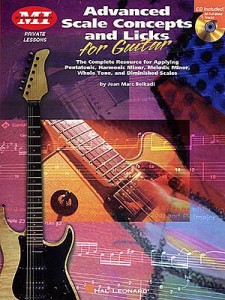 Advanced Scale Concepts and Licks for Guitar (book/CD)