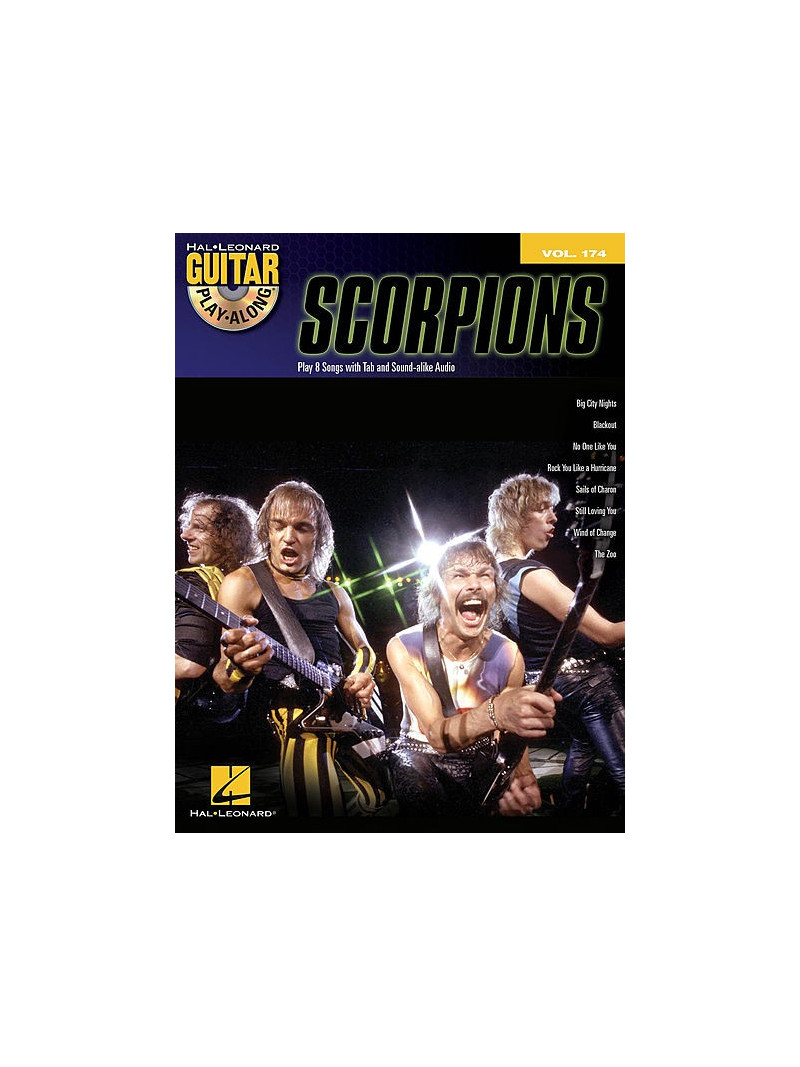 Scorpions: Guitar Play-Along Volume 174 (book/CD)