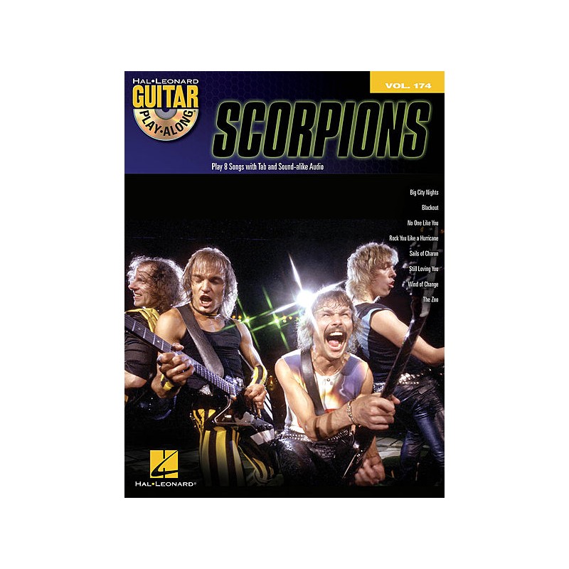 Scorpions: Guitar Play-Along Volume 174 (book/CD)
