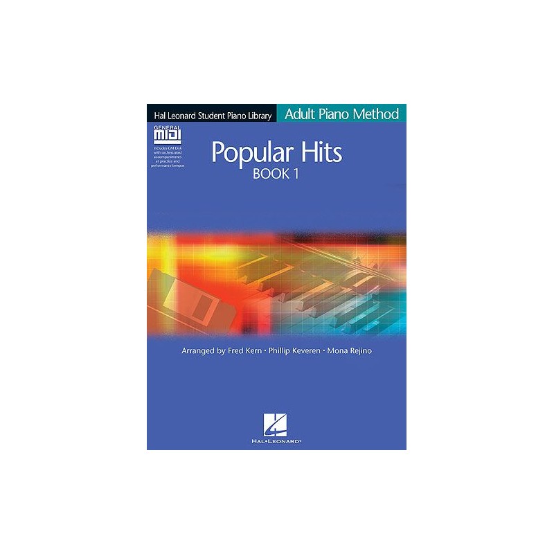 Adult Piano Method: Popular Hits Book 1 (book/CD)
